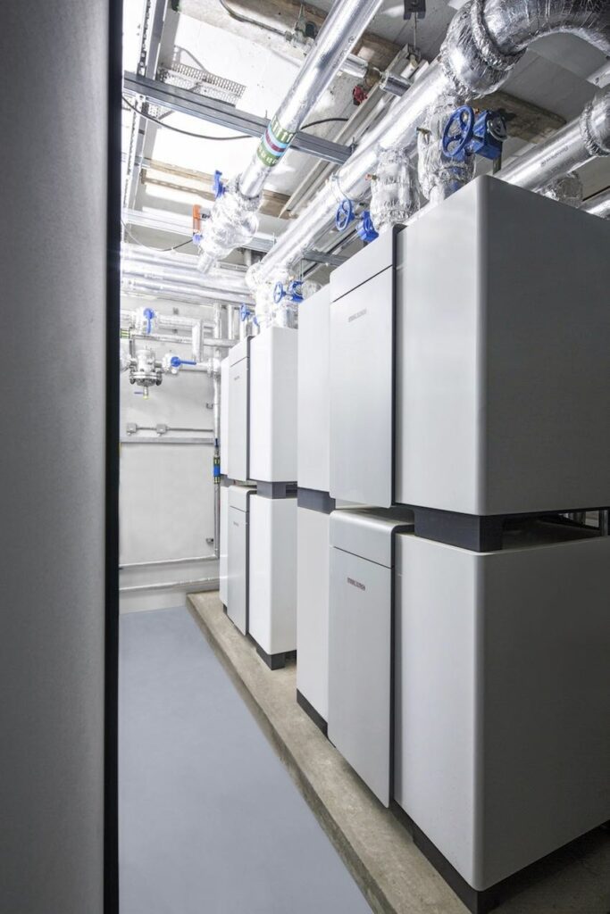 The Completed Stiebel Eltron Heat Pumps in place - by Kimptons