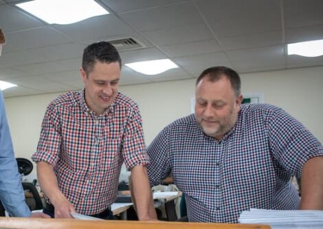 From Left to Right Chris Colville, Chris Tolley and Phil Morgan of Kimpton Energy Solutions 2
