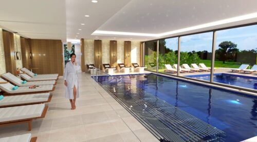 The new Vitality Pool at Carden Park Spa near Chester