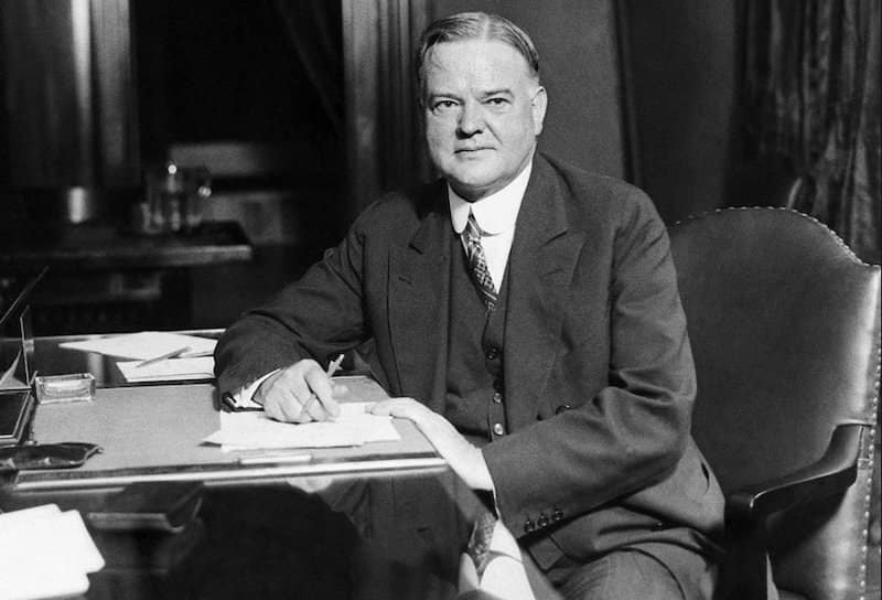 Herbert Hoover installed Air conditioning in the Oval Office