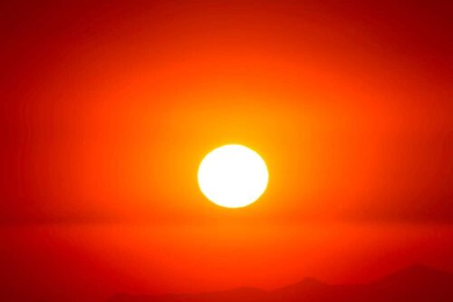 Heat from the sun