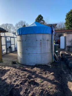 The Rainwater recovery tank