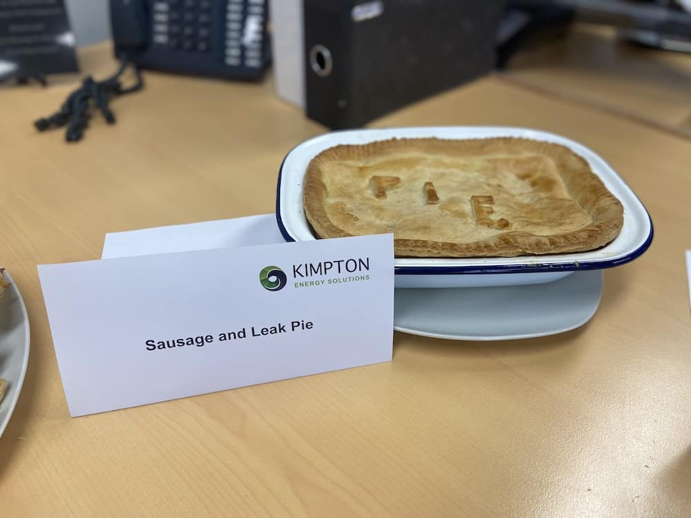 Sausage and Leak Pie Kimpton CSR