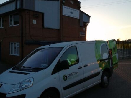 Steve Loughran of Kimpton delivering food parcels for Shaftesbury Youth Club