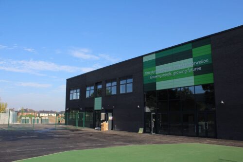 The new frontage of Queensferry PRU with HVAC by Kimpton - growing minds growing futures