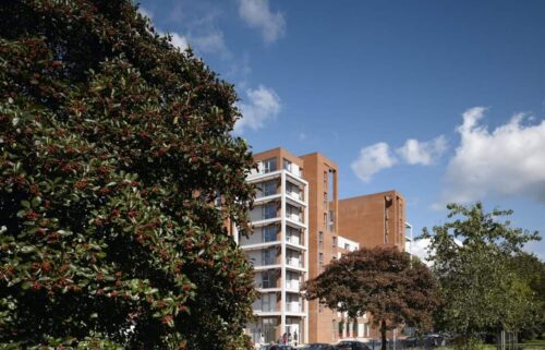 Ducie Court student accommodation in Manchester with M and E by Kimpton