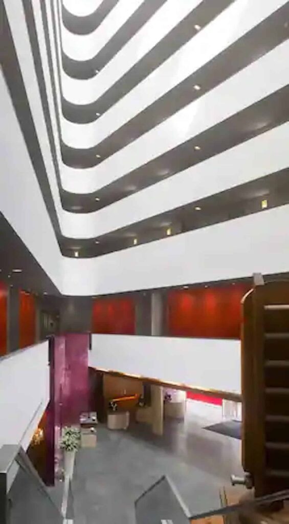 Internal atrium 2 at Radisson Blu Liverpool with HVAC maintenance by Kimpton Wirral