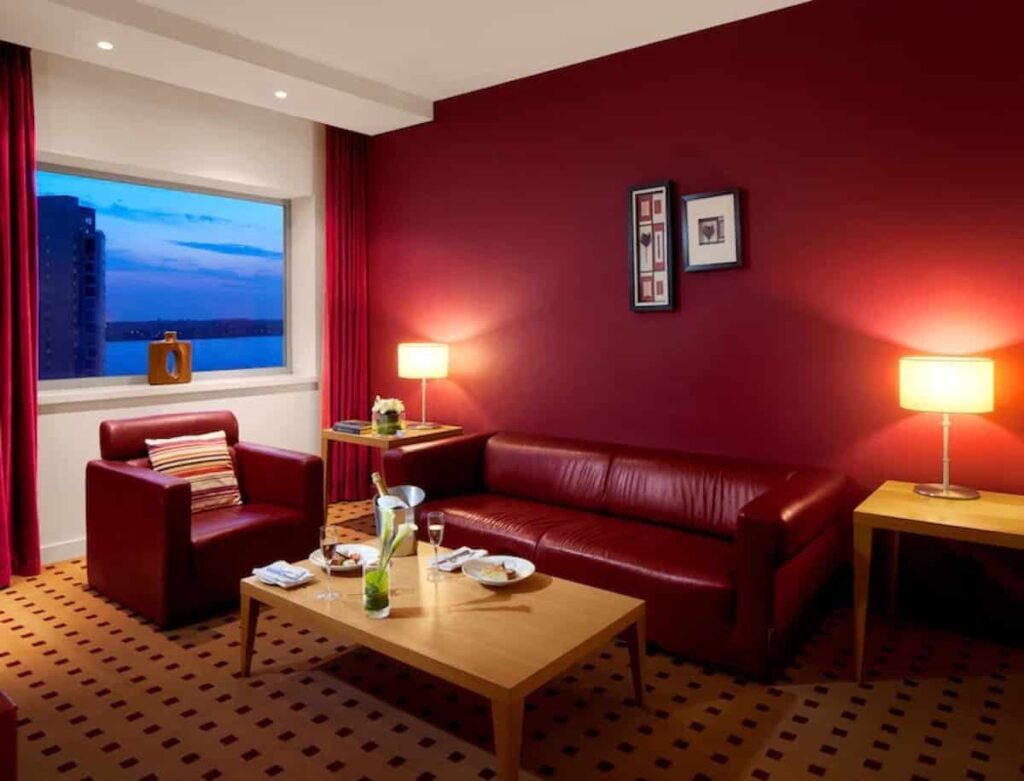 Junior Suite with River view at Radisson Blu Liverpool with HVAC maintenance by Kimpton Wirral