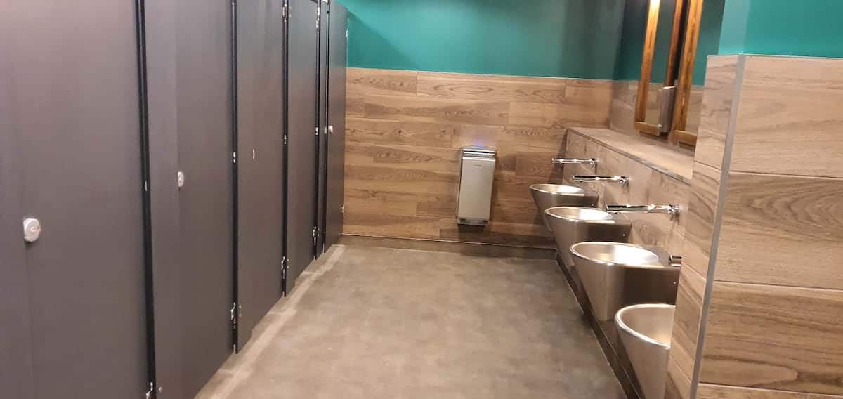 Finishing details at Im a Celebrity Jungle Challenge with plumbing by Kimpton