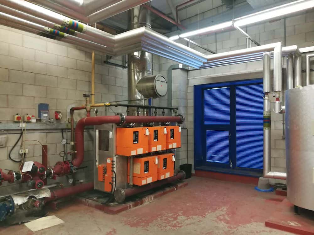 New commercial boiler installation