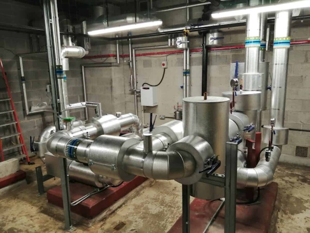 Dosafil air dirt separator in the foreground