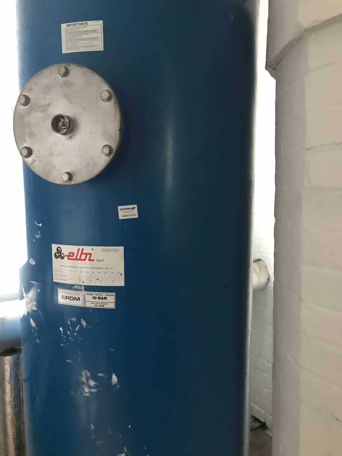Existing Pressure Vessel in place