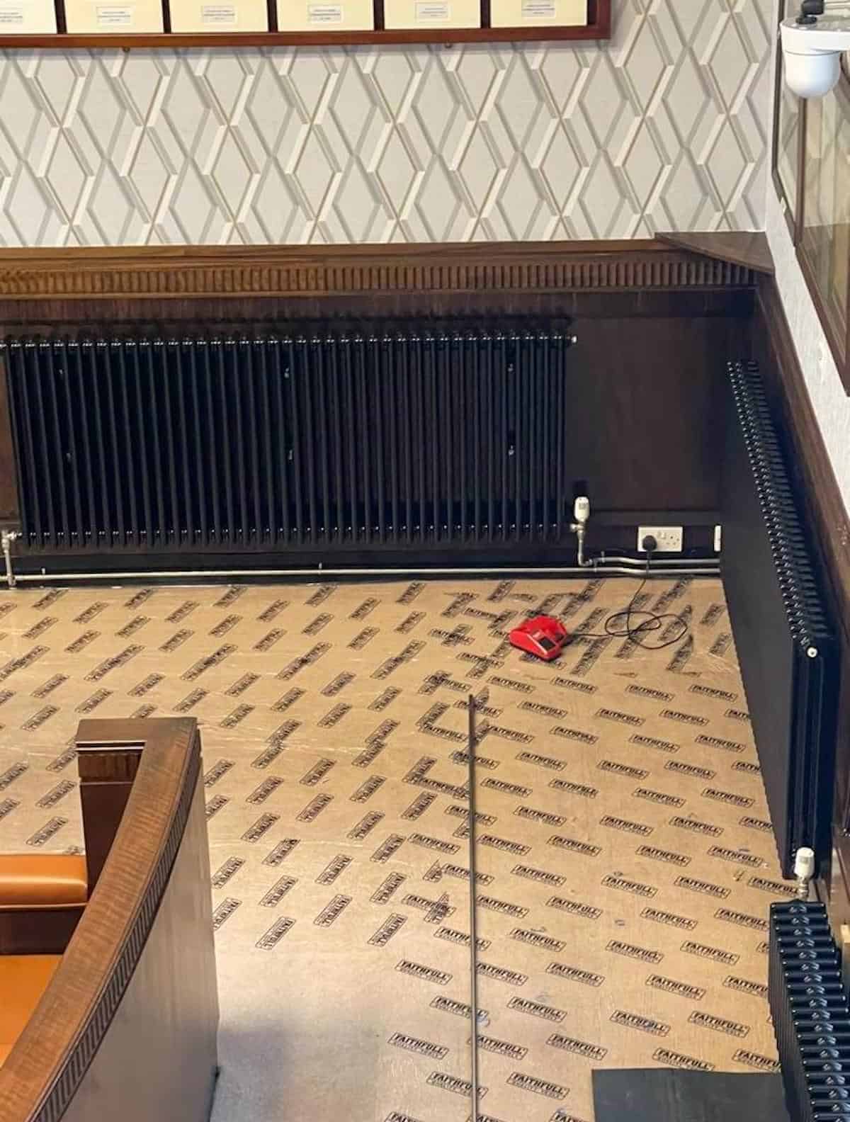 Salford Civic Centre Stainless Steel pipework for heating by Kimpton