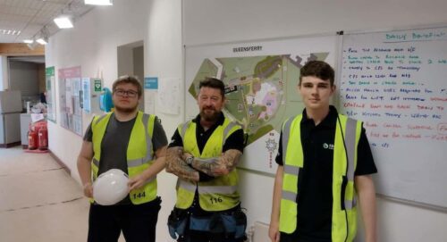 6. More students from Queensferry on work experience placements with Kimpton