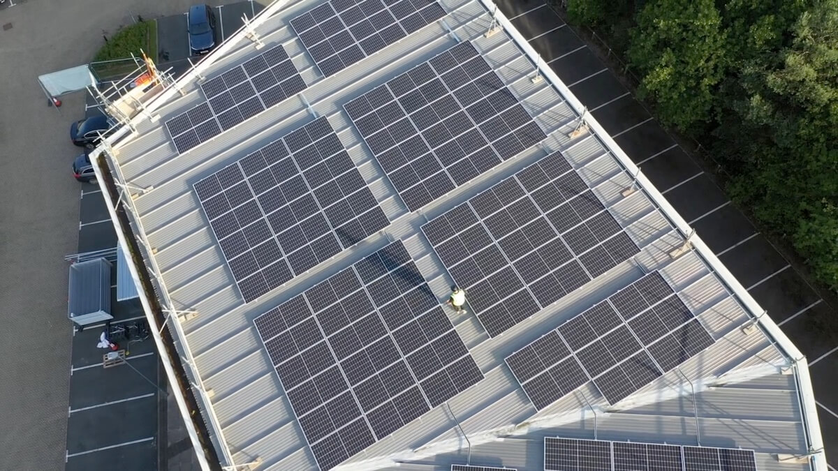 Commercial Solar PV - Genesis Centre | Kimpton Decarbonisation