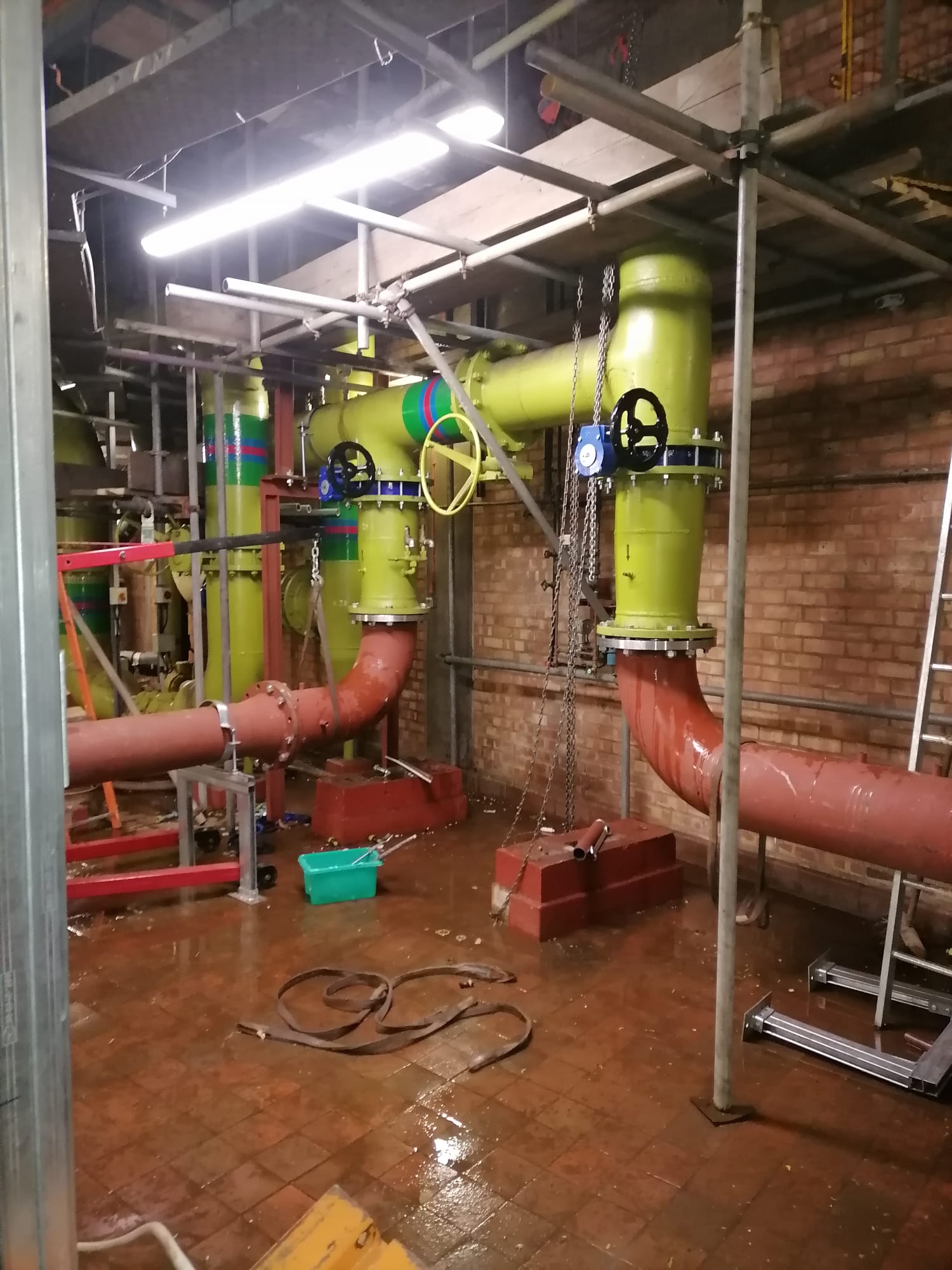 The job is complete and the pipe freezing has been a huge success