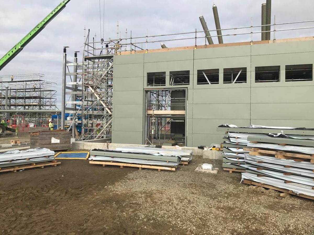 11 even wrapped in scaffolding it is clear what it's purpose is - to stop noise escaping