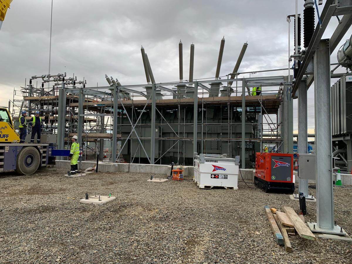 1a Skeleton form before the outer cladding is added