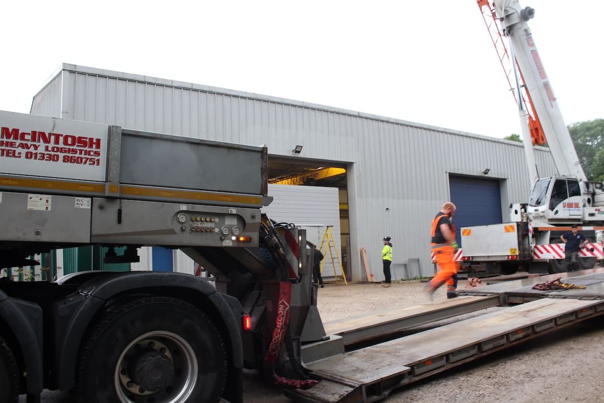 The beds are ready and the plant room begins its move