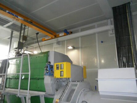 The finished unit with the CHP installed and all of the acoustic finishing complete