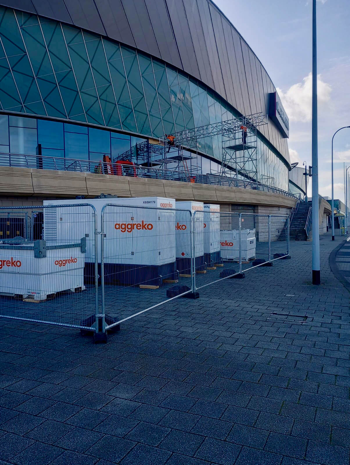 The Cable Gallery outside at Eurovision Liverpool 2023.