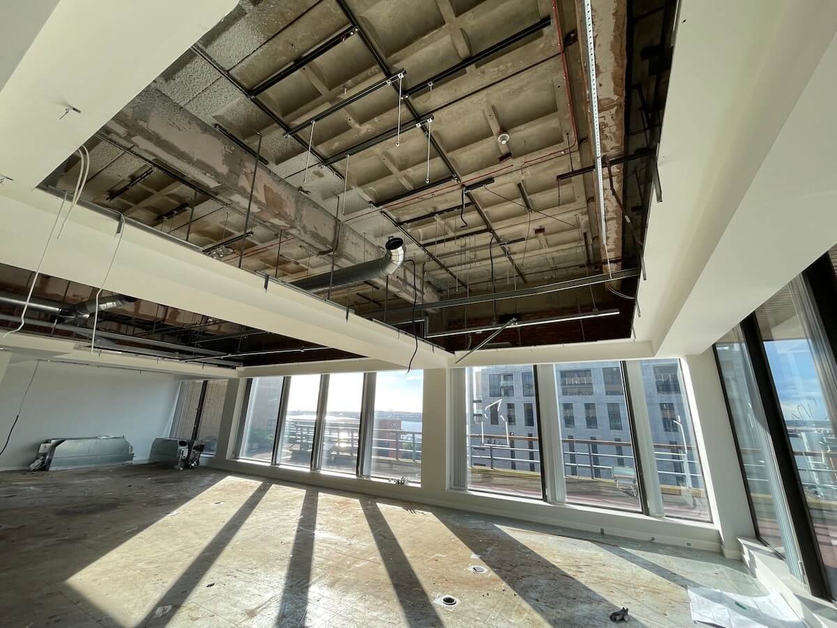 alternative view of Cat A office refurbishment Liverpool Kimpton