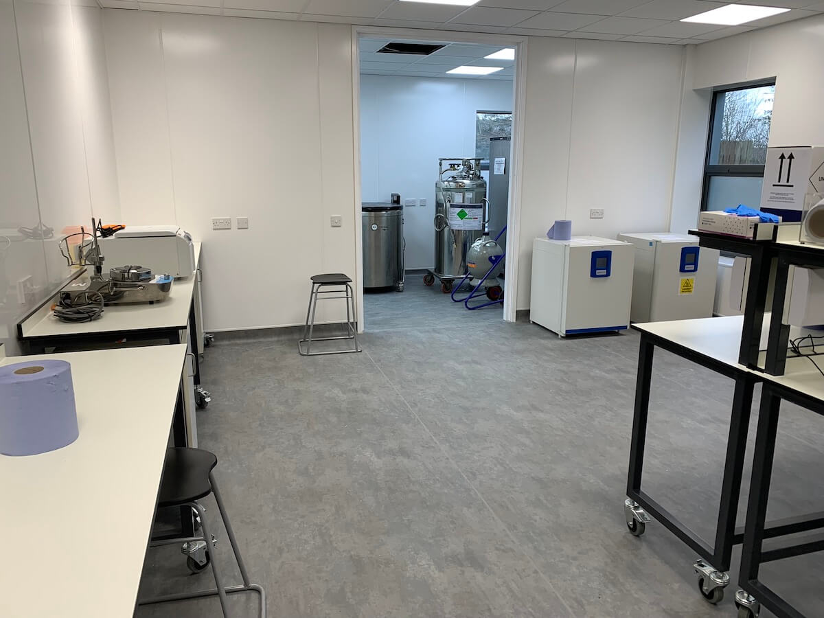New Biograd Liverpool Stem Cell Laboratory refurbishment by Kimpton