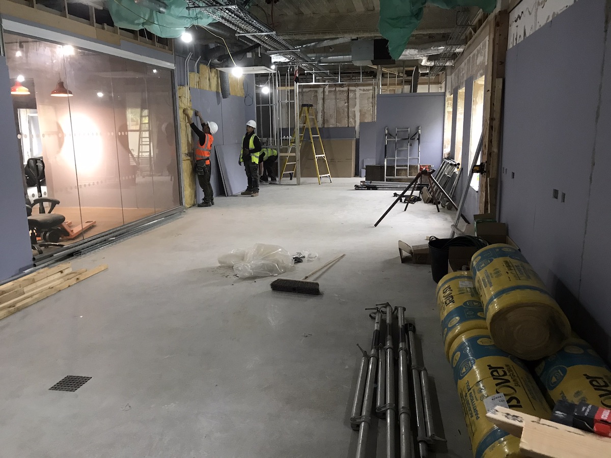 Work continues on the Biograd Liverpool Stem Cell during Laboratory refurbishment by Kimpton