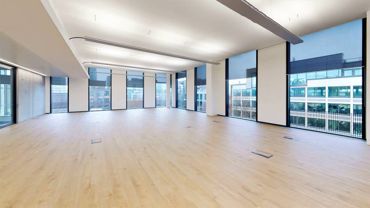 Cat A fit-out floor layout at 1 Valentine place by Kimpton Liverpool