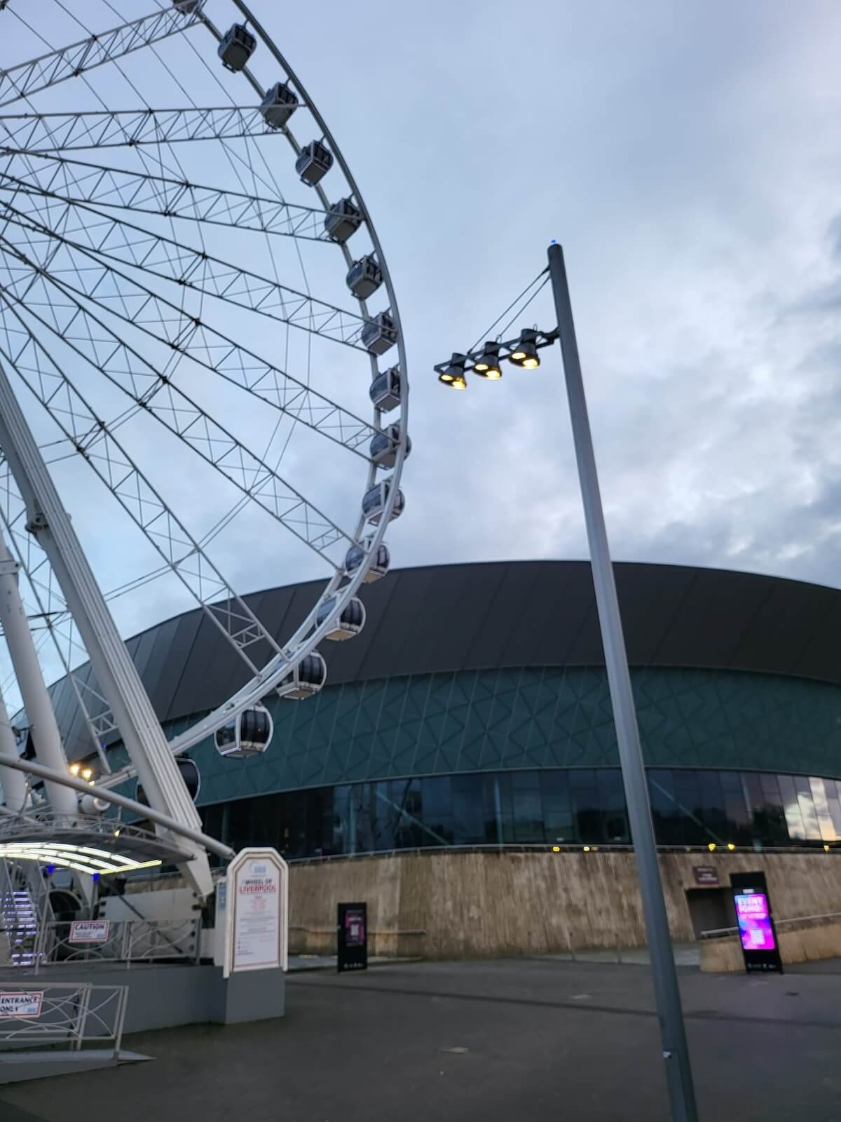 External LED LIghting upgrades at ACC Arena Liverpool by Kimpton