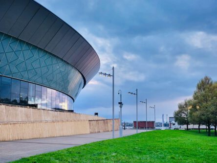 External LED Lighting upgrades at ACC Arena Liverpool by Kimpton lead