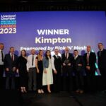 Kimpton winning the Chairs Award at the Liverpool Chamber Awards 2023