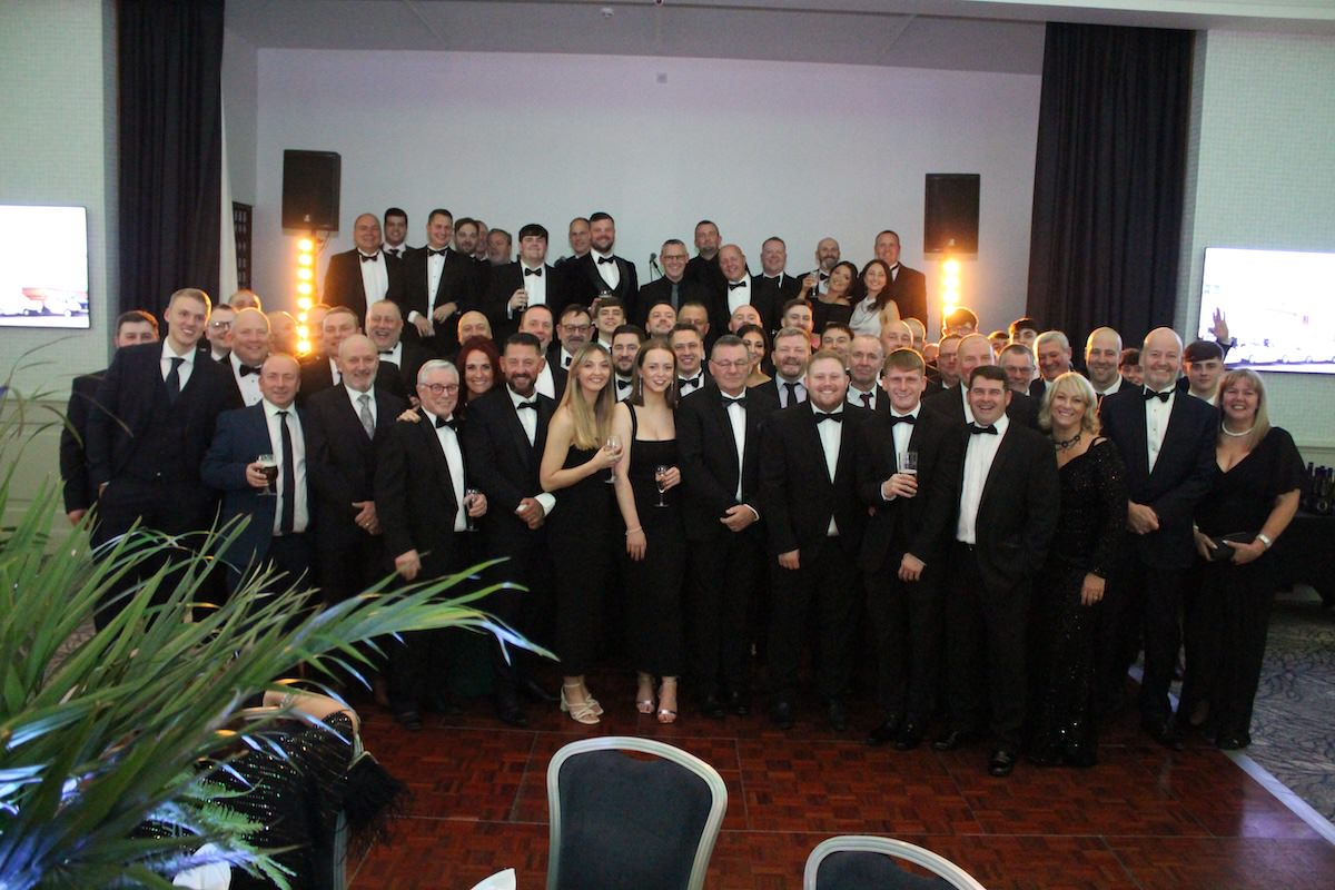 The whole Kimpton team celebrate 60 years in business together