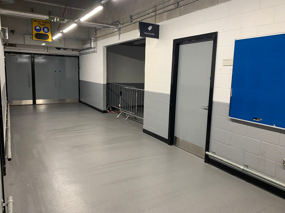 The new opening finished and decorated