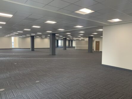 One of the refurbished floors at the Capital Building by Kimpton