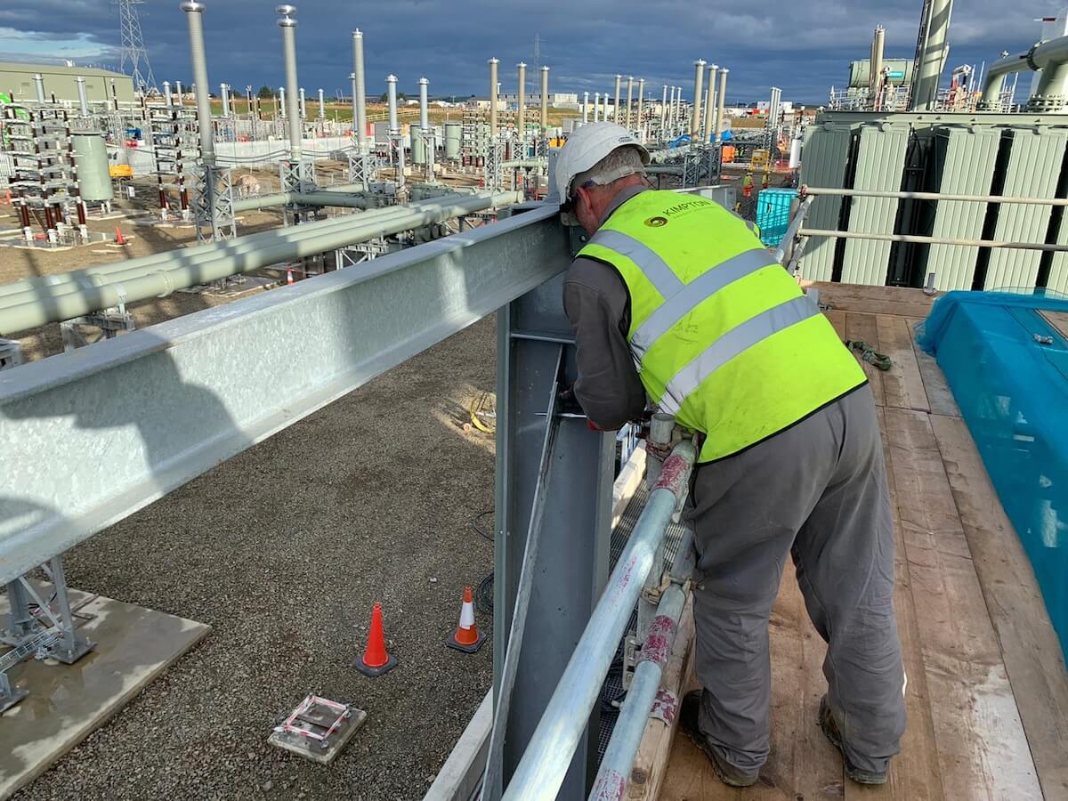 Moray East Acoustic Enclosure under construction