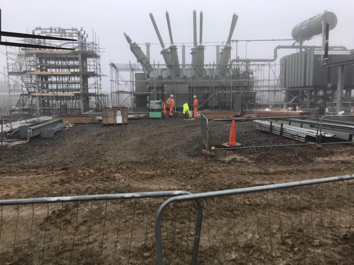 Moray East Acoustic Enclosure under construction