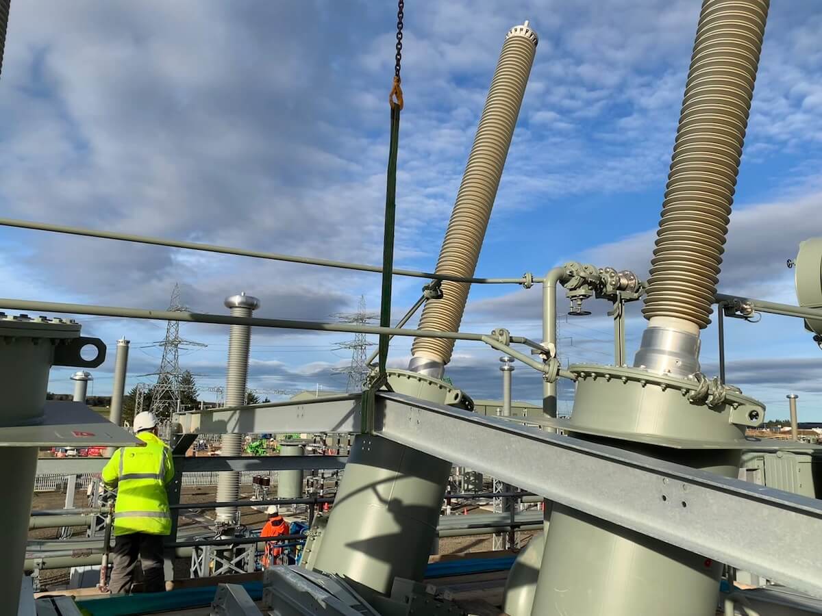 Moray East Acoustic Enclosure under construction