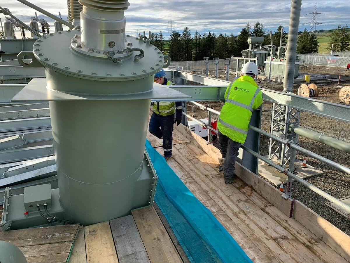 Moray East Acoustic Enclosure under construction