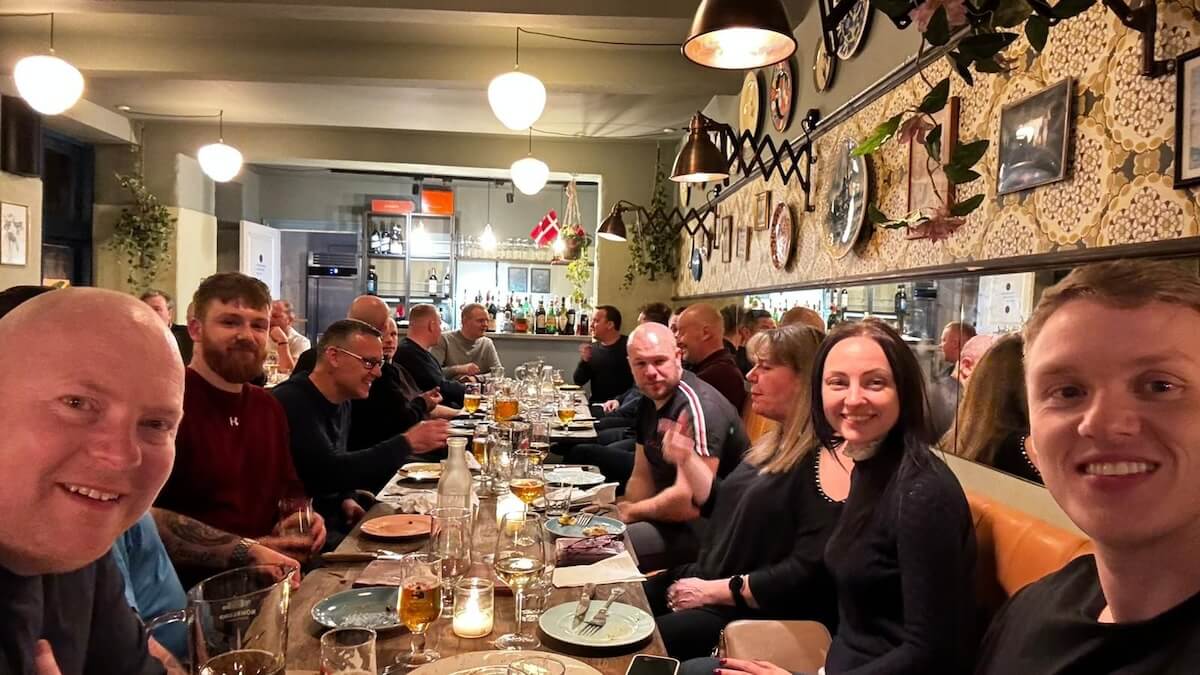 The Kimpton Cultural Tour to Copenhagen 2024 dinner