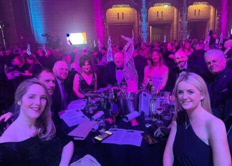 The Kimpton team with guests at the Liverpool Hospitality Awards 2023