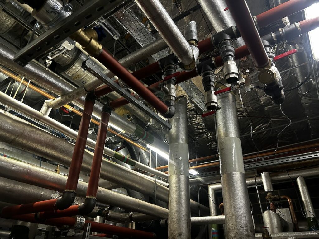 Countess of Chester Chilled Water Pipe Replacement Kimpton
