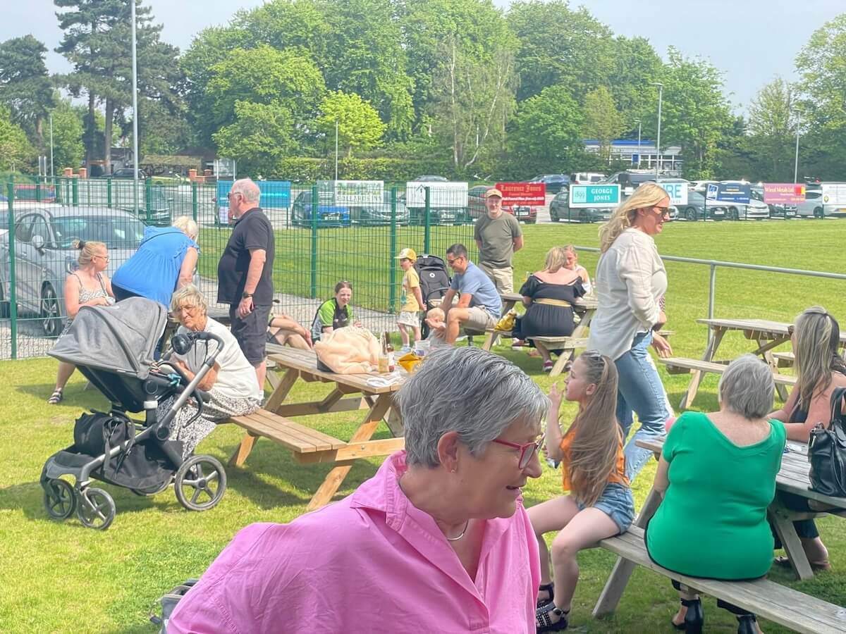 Picnic with friends and family after the Kimpton Oddballs 60 mile bike ride