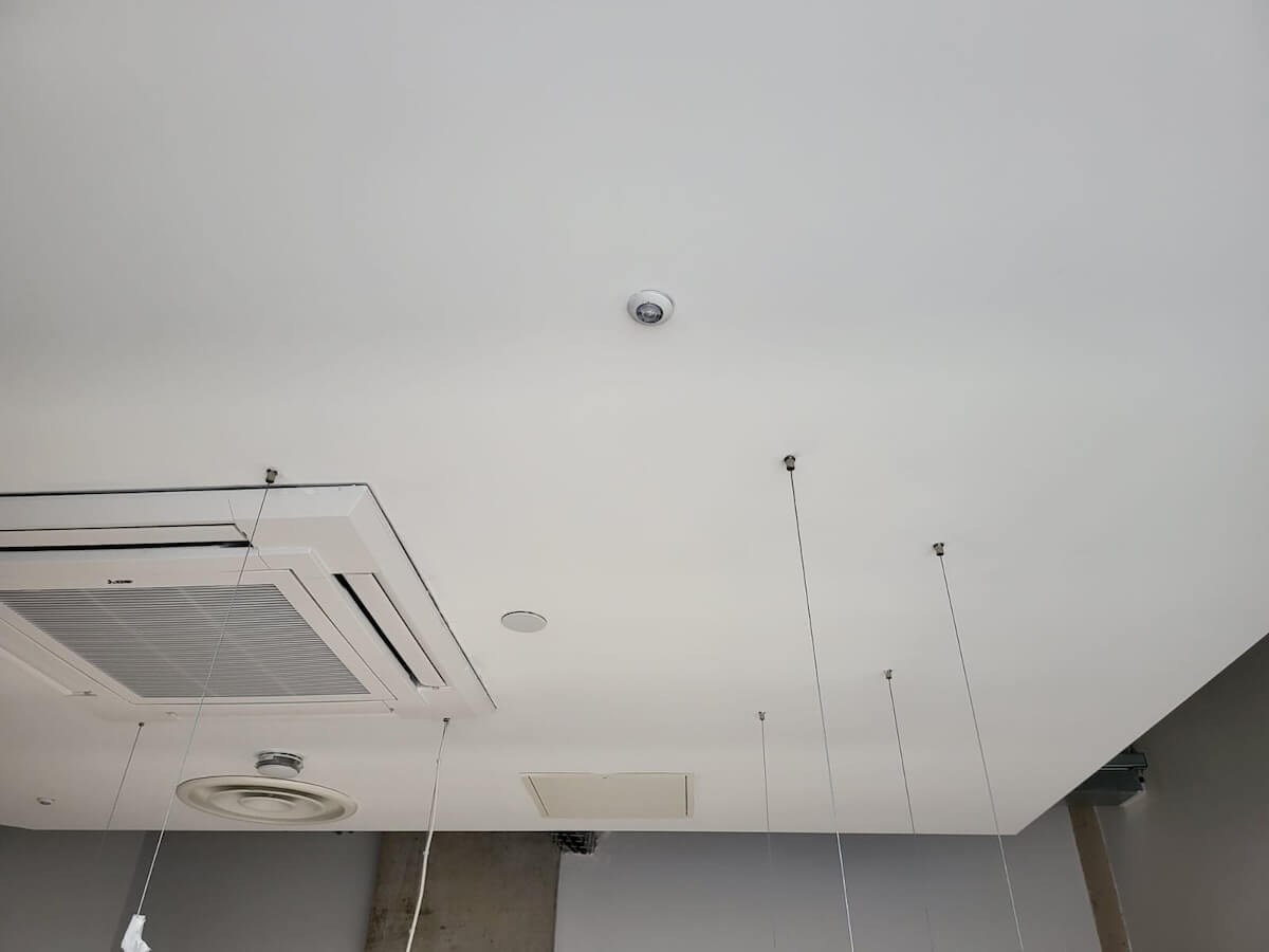 Recessed emergency spotlight with three hour battery back up