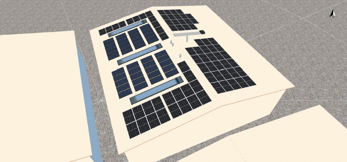 The design for the Kimpton Solar PV expansion