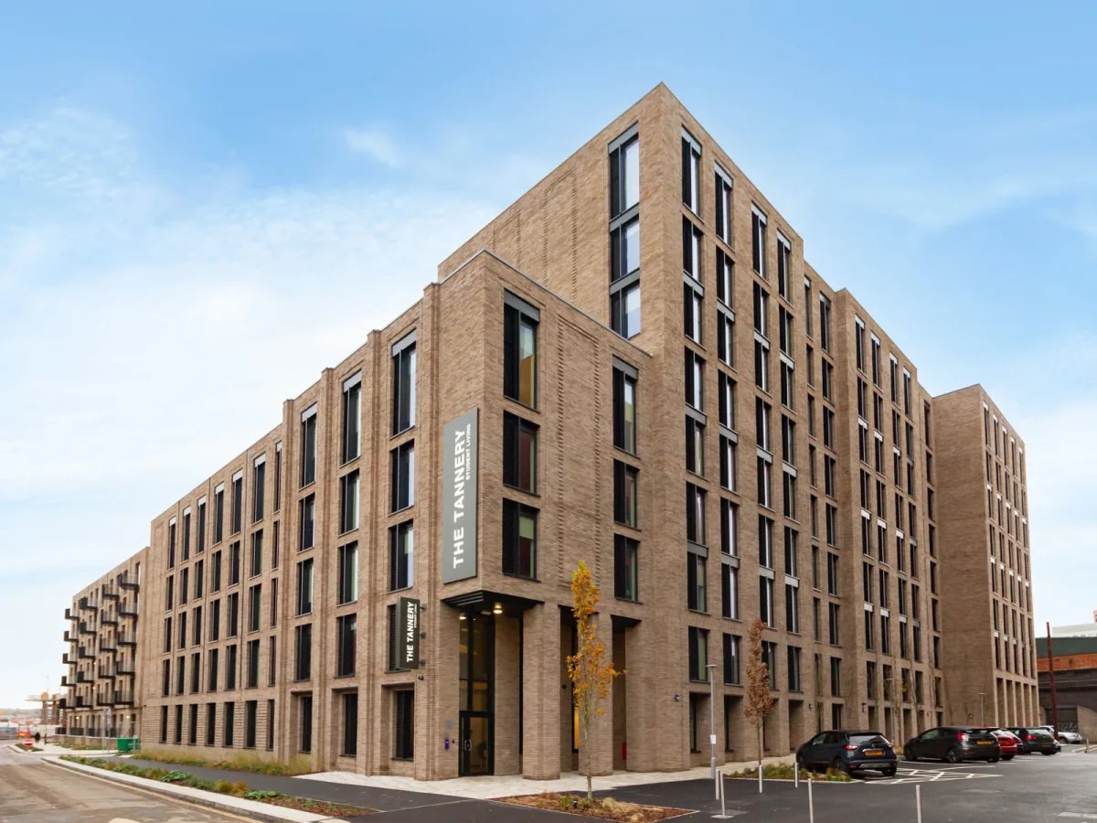Exterior photo of The Tannery Bath Lane Leicester with mechanical services by Kimpton