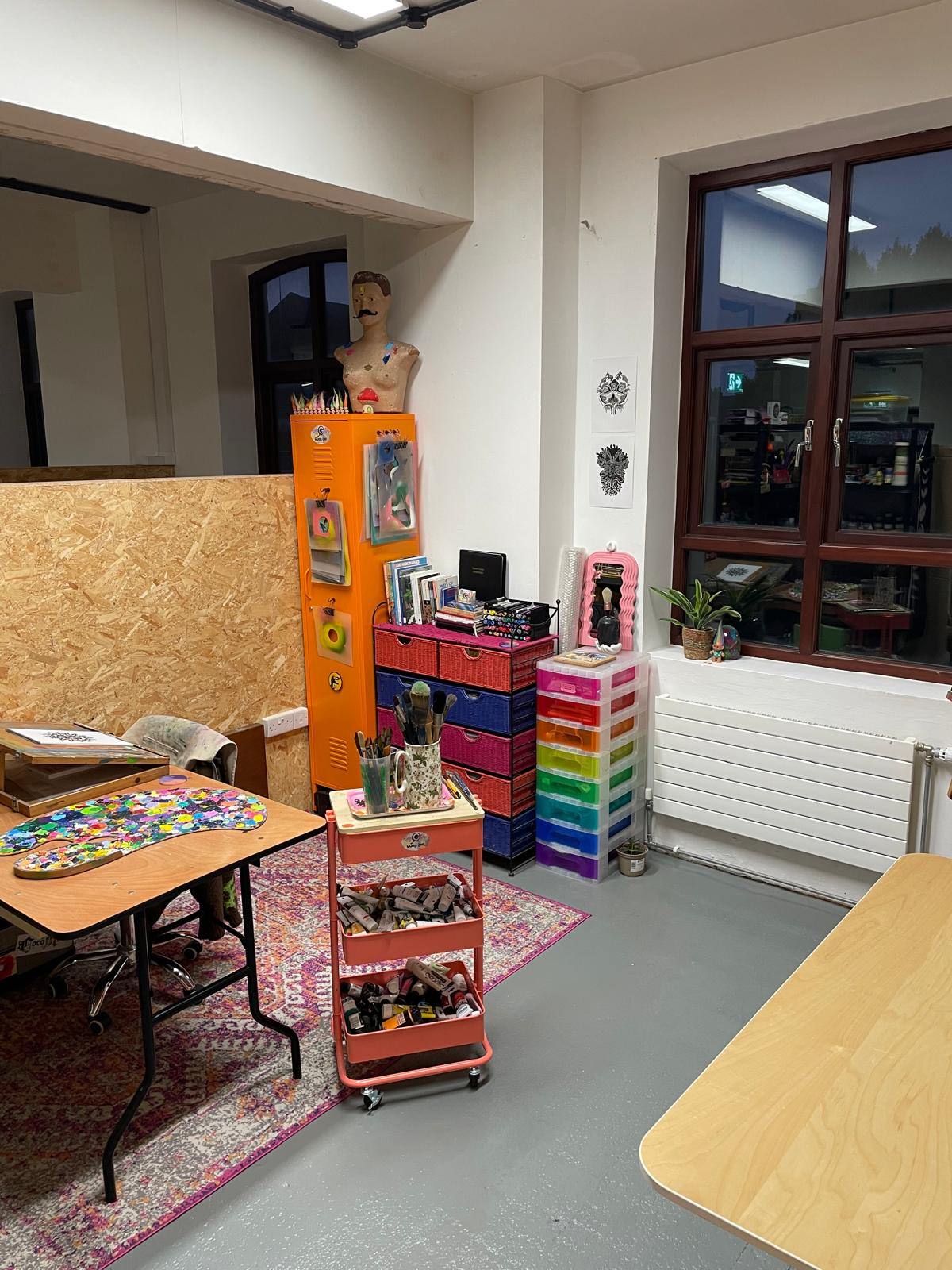 A different approach and a craft area at Make CIC with complete refit by Kimpton