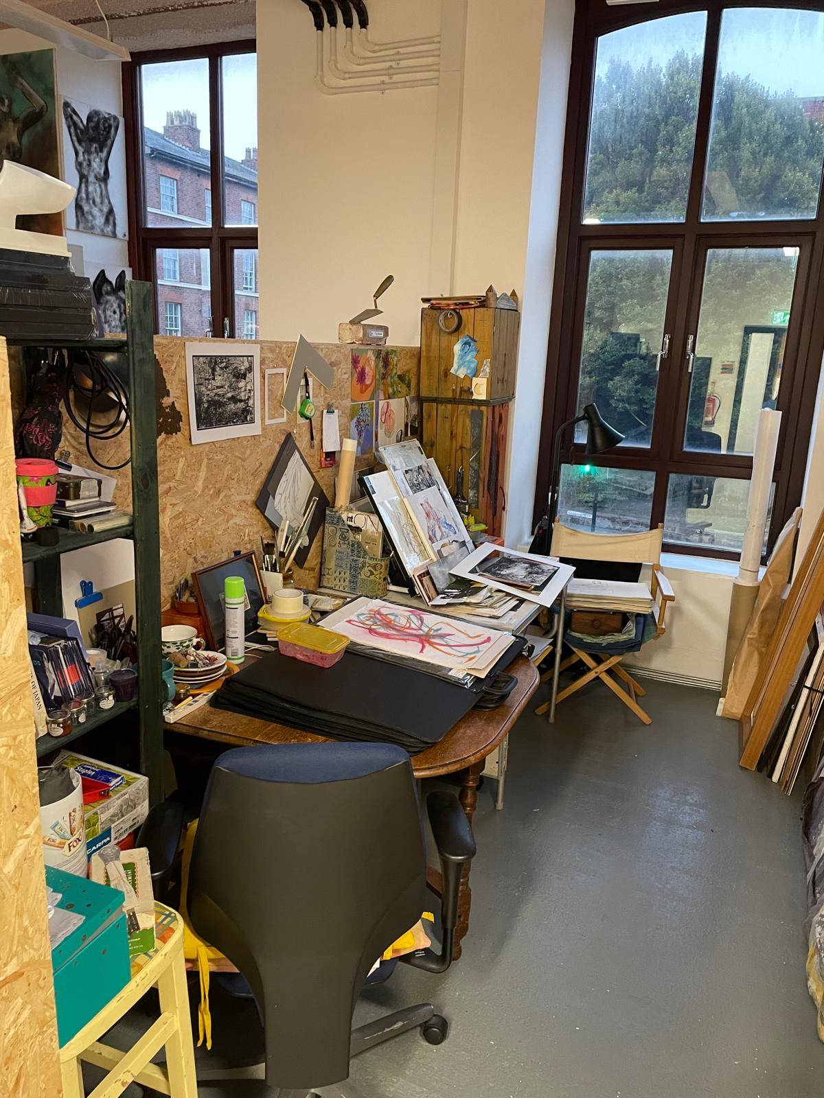 Another artist area at Make CIC with complete refit by Kimpton