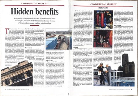 Hidden benefits - installing and HVAc system into an historic listed building