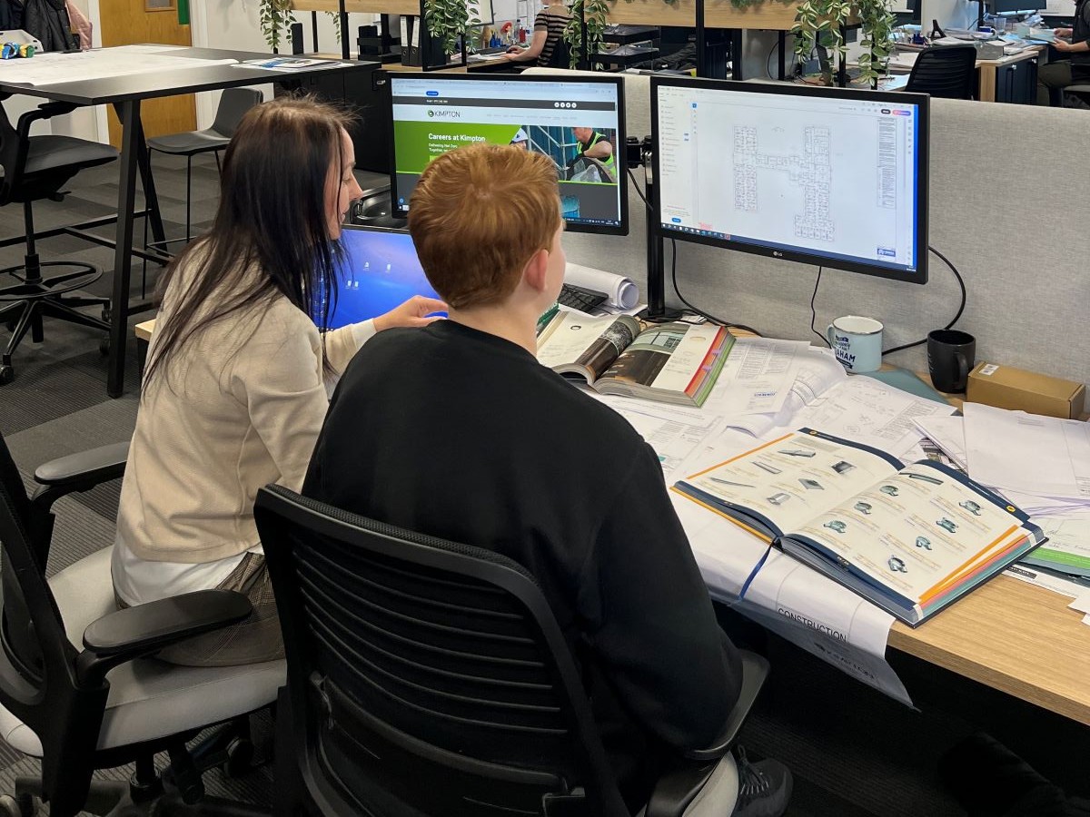 Charlie Gould Work Experience Placement -Reviewing Drawings